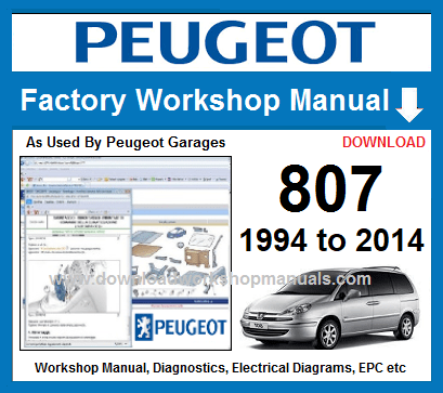 Peugeot 807 Workshop Repair Manual Download